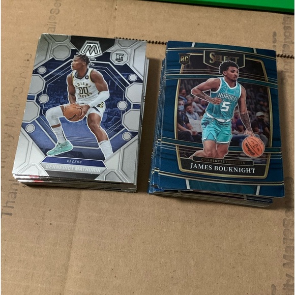 LOT OF (55) VARIOUS NBA MOSAIC/SELECT HALO CARDS- ROOKIES & VETS PLUS FREE GIFT - Picture 4 of 4